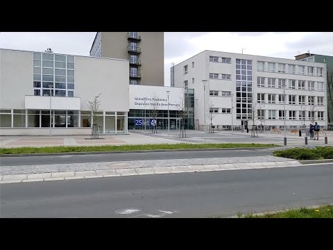 Walking to Pardubice University from Pernstein Square through Elbe Labe Chrudimka River Travel pt5
