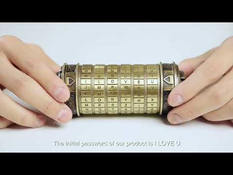 Cryptex Da Vinci Code Mini Cryptex Lock Puzzle Boxes | Online shop