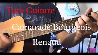 Cours de guitare - Chanson Facile 2 accords - Camarade bourgeois - Renaud