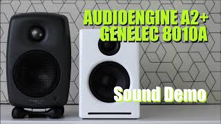 Video thumbnail for Genelec 8010A (Genelec G One) vs Audioengine A2+  ||  Sound Demo w/ Bass Test by DSAUDIO.review
