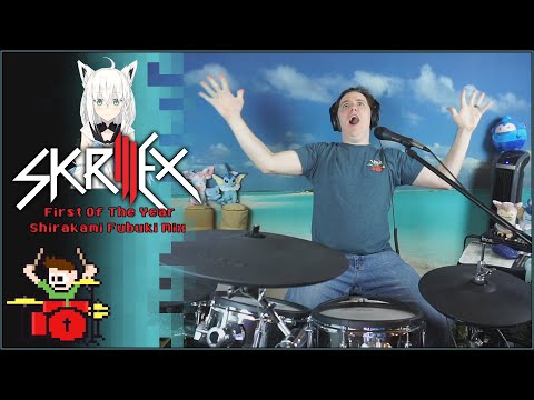 First Of The Year Shirakami Fubuki Mix On Drums!