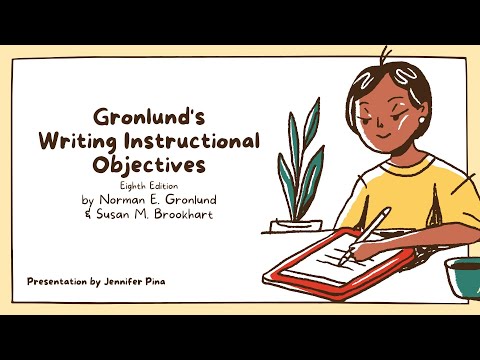Review of Gronlund's Writing Instructional Objectives