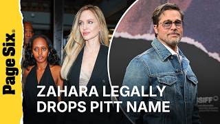 Angelina Jolie and Brad Pitt's daughter Zahara legally drops father's last name