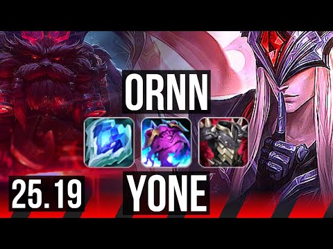 ORNN vs YONE (TOP) | 9/3/12 | KR Challenger | 25.19