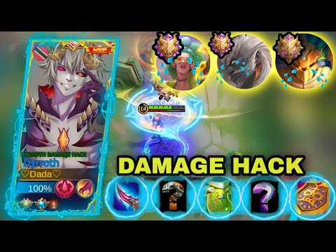 DYRROTH NEW DAMAGE HACK BUILD ACTIVATED 2022 | OP build With Festival blood make your enemies cry ✓