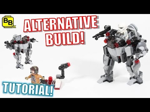 LEGO STAR WARS 75195 ALTERNATIVE BUILD BATTLE WALKER! Video