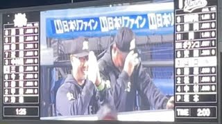 【吉井監督謝罪!?】安田バントからのヒッティングからの吉井監督謝罪からのチャンテ3！現地撮影(2023/10/14 ZOZOマリンスタジアム 対ソフトバンク戦)