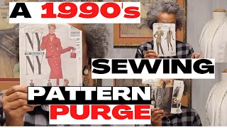 TRYING TO DECIDE WHICH PATTERNS TO KEEP, PITCH, DONATE OR SELL! #vintage #sewingpatterns #sewing