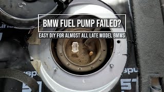 Simple DIY for almost all older model BMWs - Quickly replace your fuel pump!