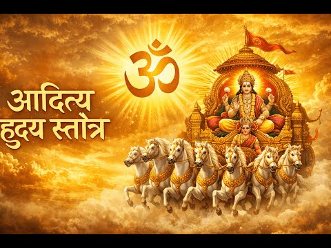 🙏🕉️ ॐ ADITYA HRIDAYA STOTRAM ॐ🙏#adityahridayam #suryamantra #vedicmantra #SuryaPuja #SundayPuja
