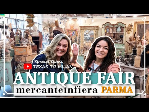 BIGGEST ANTIQUE FAIR in ITALY | Mercanteinfiera Parma 2023