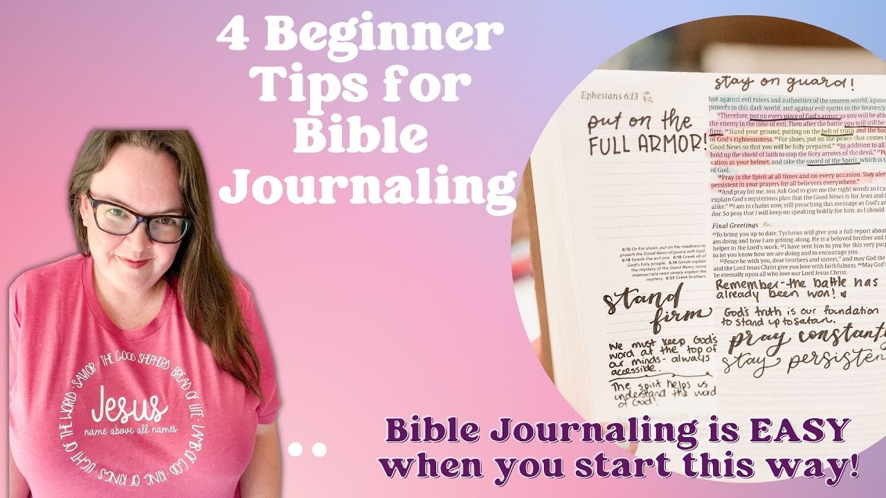 4 Easy Ways for Bible Journaling Beginners to Get Started