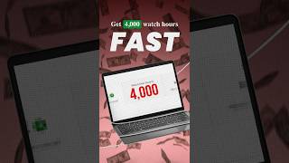 How to Get 4000 Watch Hours on YouTube Fast