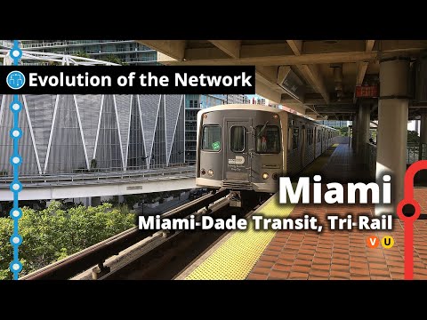 Miami S Metrorail Metromover Network Evolution