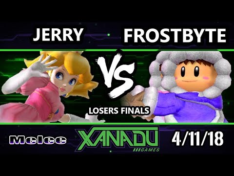 S@X 245 SSBM - Jerry (Peach) Vs. Frostbyte (Ice Climbers)  - Smash Melee Losers Finals