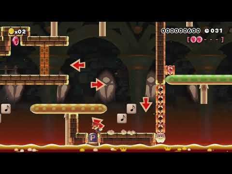 ダッシュでジャンプ　　　５０秒スピードラン by はやと - Super Mario Maker - No Commentary 1bo