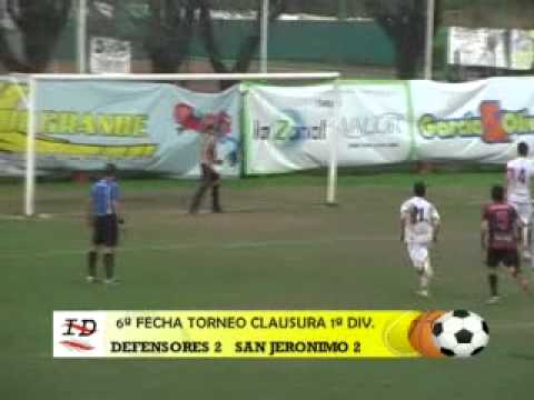 Fecha 6, Clausura 2012 LCF: Defensores 2 - 2 San Jerónimo
