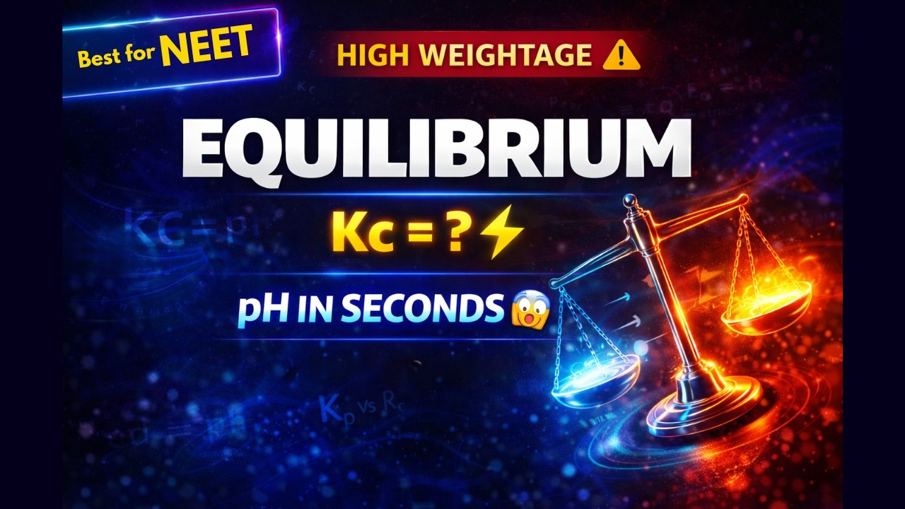 CBSE Class 11 Chemistry || Equilibrium Chemistry Part 1 || Full Chapter || By Shiksha House