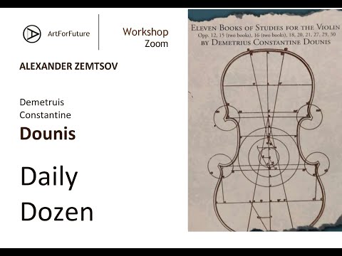 Alexander ZEMTSOV's Workshop - D.C.Dounis: DAILY DOZEN. Exercise 11. Tone Production.
