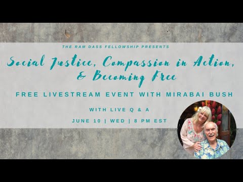 ‘Social Justice, Compassion in Action, and Becoming Free’ with Mirabai Bush