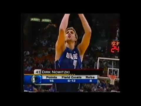 Dirk Nowitzki 25 Points @ Heat, 2003-04.