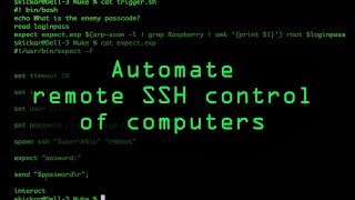 Automate Remote SSH Control of Computers with Expect Scripts [Tutorial