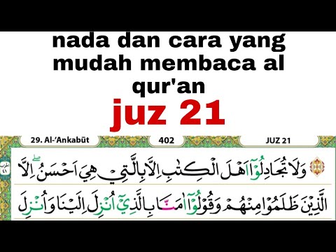 khusus bagi lansia dan pemula yang terbata bata membaca al qur'an #juz21