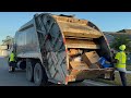 Massive Garbage Truck Compilation: Roaring Old WM Rear Loaders in Clay County