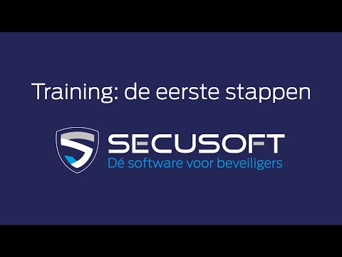 Secusoft: binnen 10 minuten de basis onder de knie met onze traniningsvideo - Secusoft, dé software voor beveiligers
