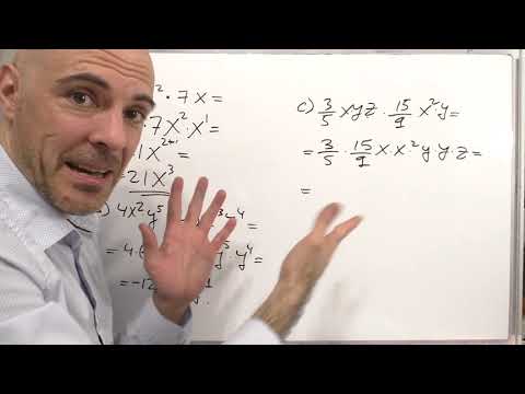 MULTIPLICACIÓN DE MONOMIOS. EJEMPLOS