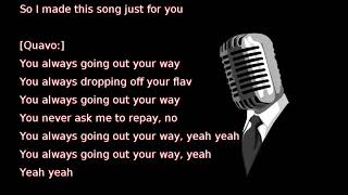 Migos - Out Yo Way (lyrics)