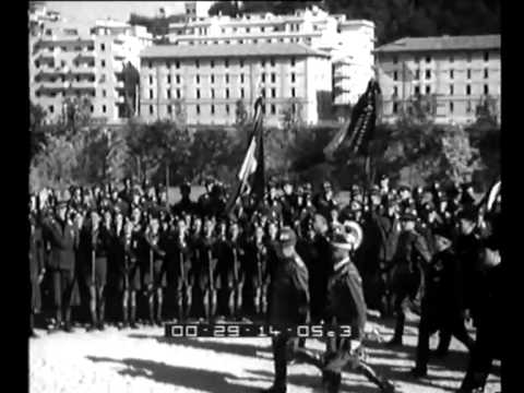 The Minister of National Education, Count De Vecchi di Val Cismon, inaugurates the new headquarte...