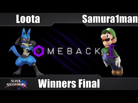 CB2 - Loota (Lucario) Vs. Samura1man (Luigi) - Winners Final - Smash 4 Wii U