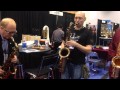 James Carter, Arno Haas, Jody Espina Jam at NAMM 2014 (JodyJazz)
