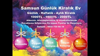 Samsun Günlük Kiralık Ev & Daire | Apart, Pansiyon ve Apart Otel Konaklama Rehbe