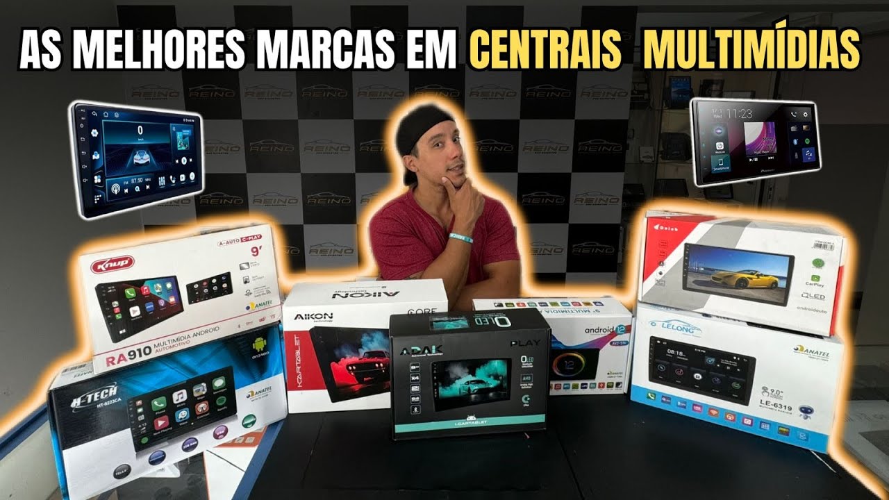 AS MELHORES MARCAS EM CENTRAIS MULTIMÍDIA | (AIKON, ADAK, CASKA, LELONG)
