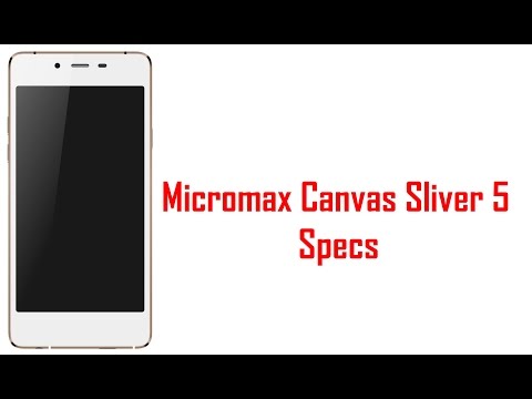 Micromax Canvas Sliver 5 Specs & Features