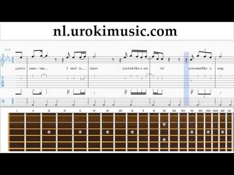 Gitaar Leren Spelen Adele - When We Were Young Tablatura Deel#2 um-i799