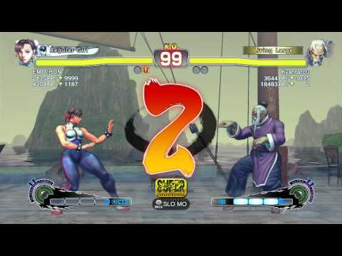 SSFIVAE:  Chun-li (EMI CHUN) vs. Gen (Kyantarou)  HD