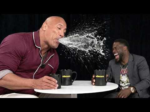 The Rock and Kevin Hart ROASTING Each other For 13 Minute Straight!