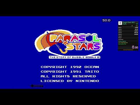 WR Parasol Stars: The Story of Bubble Bobble 3 NES Any% 54:23