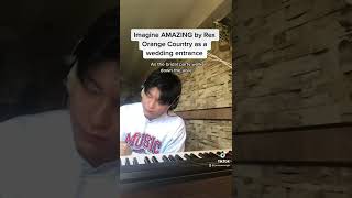 Download lagu Imagine 'AMAZING' by Rex Orange Country as a wedding entrance?! #shorts mp3