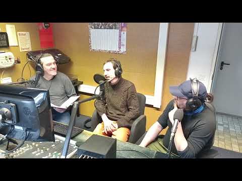 Marcin Zajac bei der Radiosendung: "Cultura zum Quadrat" auf "Bermudafunk"