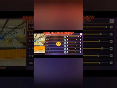 poco c3 5g best sensitivity settings best headshot settings for free fire #shorts