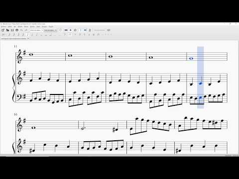 Three-part Counterpoint on E Melodic Minor Scale