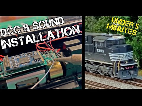 EASY DCC & Sound Decoder Installation Tutorial