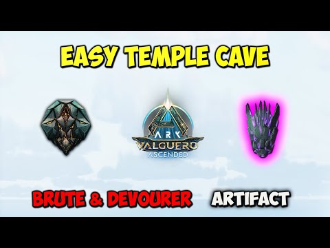 EASY Artifact of the Devourer & Brute VALGUERO TEMPLE CAVE | ARK Survival Ascended
