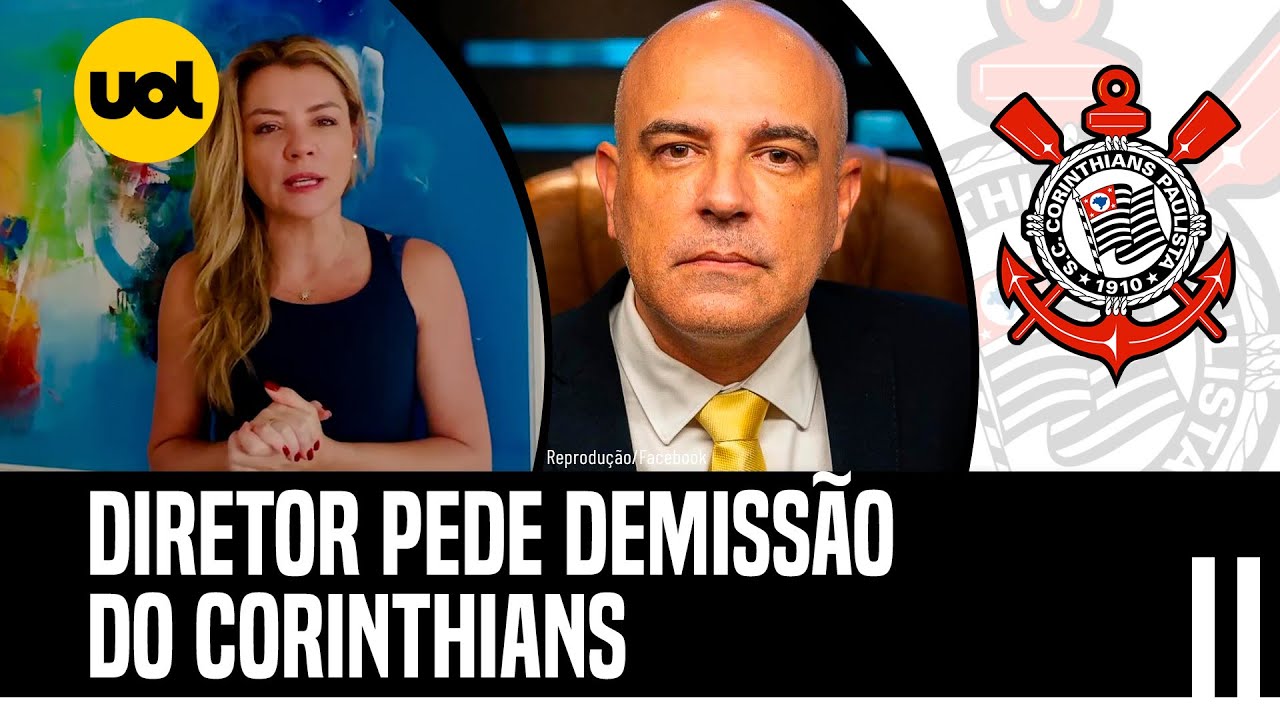 CORINTHIANS: DIRETOR JURÍDICO PEDE DEMISSÃO NO DIA EM QUE O CLUBE PRETENDE IR À CBF