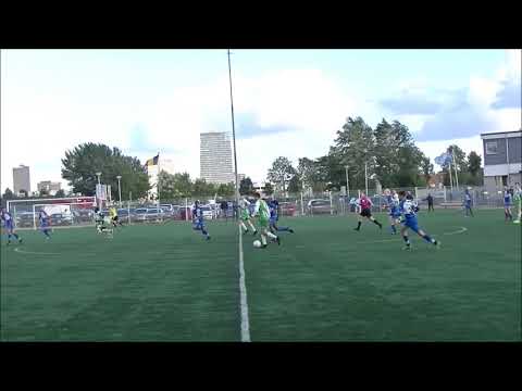 Assist en doelpunt Dylan tegen Waterwijk JO17 1