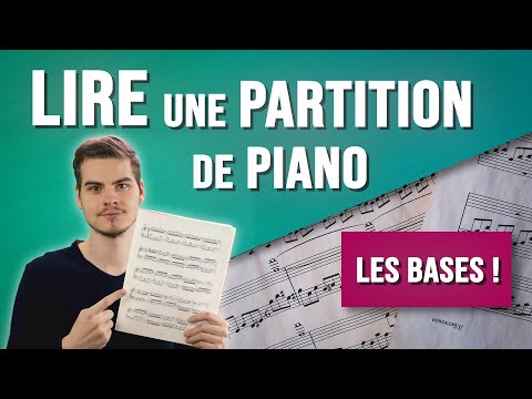 Apprendre à lire une partition de piano - LES BASES
